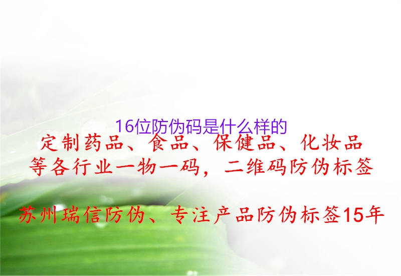 16位防伪码是什么样的(图1) 16位防伪码是什么样的1.jpg