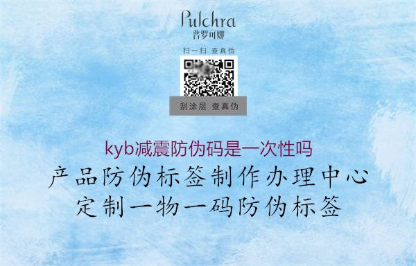 kyb减震防伪码是一次性吗(图1) kyb减震防伪码是一次性吗1.jpg