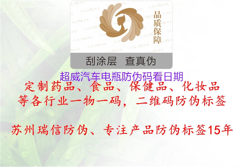超威汽车电瓶防伪码看日期(图3) 超威汽车电瓶防伪码看日期3.jpg