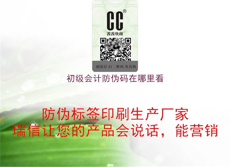 初级会计防伪码在哪里看(图2) 初级会计防伪码在哪里看2.jpg