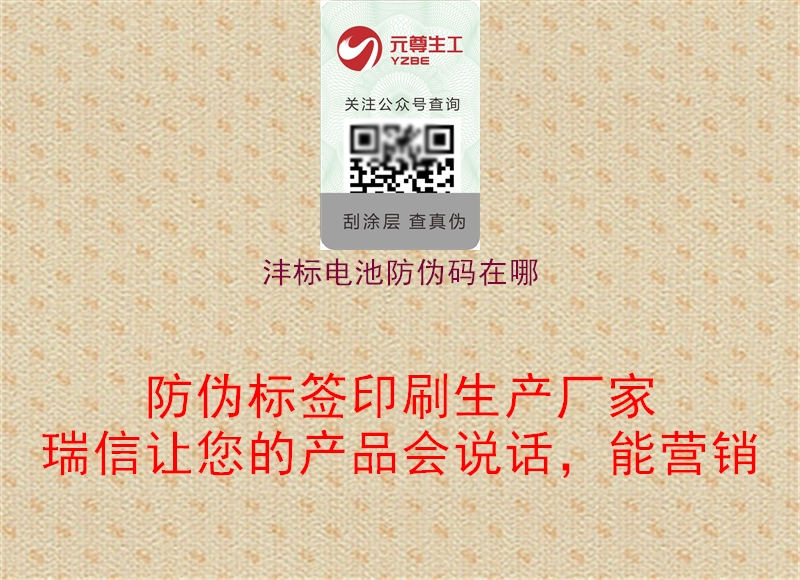 沣标电池防伪码在哪(图2) 沣标电池防伪码在哪2.jpg