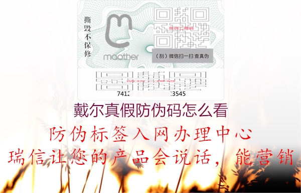 戴尔真假防伪码怎么看(图1) 戴尔真假防伪码怎么看1.jpg