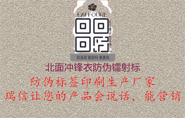 北面冲锋衣防伪镭射标(图2) 北面冲锋衣防伪镭射标2.jpg