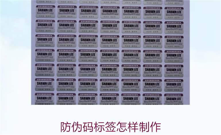 防伪码标签怎样制作?防伪码标签的制作方法与注意事项(图1) 防伪码标签怎样制作1.jpg