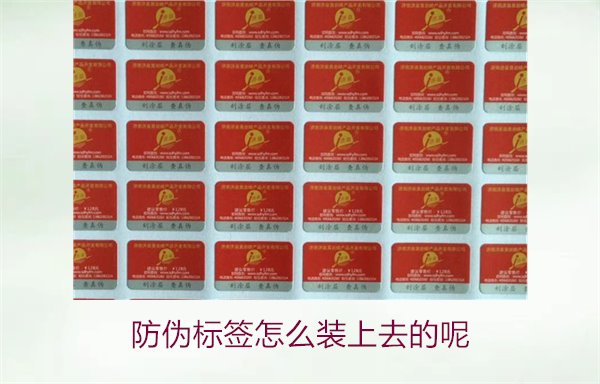 防伪标签怎么装上去的呢,了解防伪标签的安装方法和注意事项(图1) 防伪标签怎么装上去的呢,了解防伪标签的安装方法和注意事项(图1)